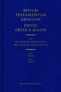Novum Testamentum Graecum Editio Maior, Part 3 Studies (Hardcover)