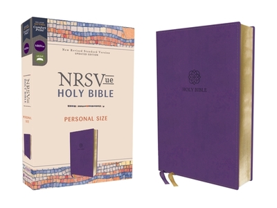 Nrsvue, Holy Bible, Personal Size, Leathersoft, Purple, Comfort Print - Zondervan