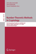 Number-Theoretic Methods in Cryptology: First International Conference, Nutmic 2017, Warsaw, Poland, September 11-13, 2017, Revised Selected Papers