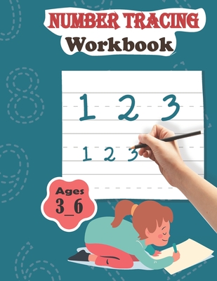 Number Tracing Workbook ages 3_6: Tracing numbers for Kids, math learning - Anazour, Asafou Aghbalou