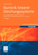 Numerik Linearer Gleichungssysteme: Eine Einfuhrung in Moderne Verfahren. Mit MATLAB(R)-Implementierungen Von C. Vomel