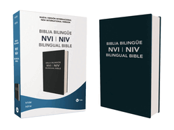 Nvi/NIV Bilingual Bible, Leathersoft, Blue