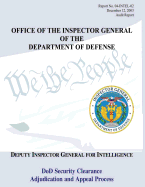 Office OT the Inspector General of the Department of Defense: Report No. 04-Intel-02