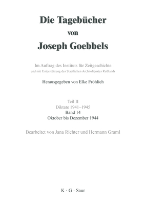 Oktober - Dezember 1944 - Graml, Hermann (Editor), and Richter, Jana (Editor)