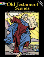 Old Testament Scenes Stained Glass Coloring Book