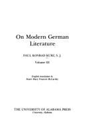 On Modern German Literature