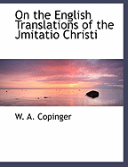 On the English Translations of the Jmitatio Christi