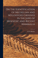 On the Identification of Meckelian and Mylohyoid Grooves in the Jaws of Mesozoic and Recent Mammalia (Classic Reprint)