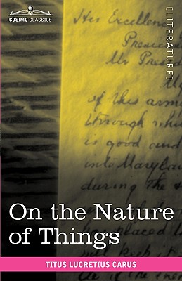 On the Nature of Things - Carus, Titus Lucretius, and Watson, John Selby (Translated by)