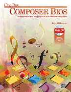 One-Page Composer BIOS: 50 Reproducible Biographies of Famous Composers, Book & Data CD