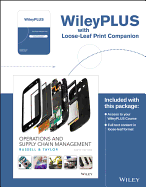 Operations and Supply Chain Management, 9e Wileyplus Loose-Leaf Print Companion