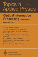 Optical Information Processing: Fundamentals - Lee, S.H. (Editor)