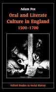 Oral and Literate Culture in England, 1500-1700