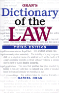Oran S Dictionary of the Law, 3e