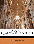 Orazioni Quaresimali, Volume 3