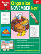 Organize November Now! (Grs. K-1)