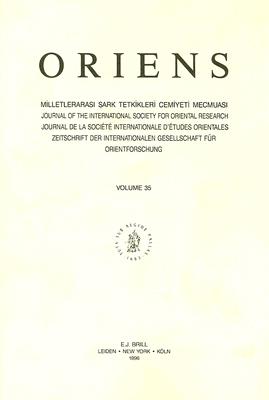 Oriens, Volume 35 - Brill (Creator)