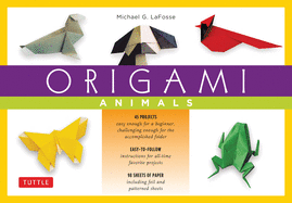 Origami Animals Kit: Make Colorful and Easy Origami Animals: Kit Includes Origami Book, 98 High-Quality Papers and 45 Original Projects