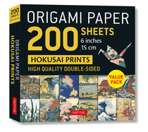 Origami Paper 200 Sheets Hokusai Prints 6 (15 CM): Tuttle Origami Paper: Double-Sided Origami Sheets Printed with 12 Different Designs (Instructions for 5 Projects Included)