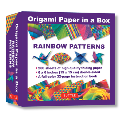 Origami Paper in a Box - Rainbow Patterns - Publishing, Tuttle