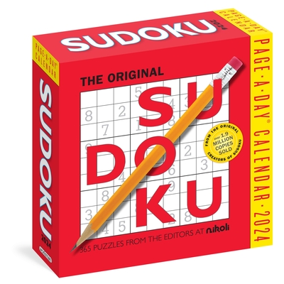 Original Sudoku Page-a-Day Calendar 2024: 366 Puzzles From the Editors at Nikoli - Workman Calendars