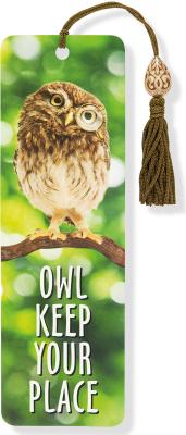 Owl Keep Your Place Beaded Bookmark - Peter Pauper Press (Producer)