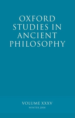 Oxford Studies in Ancient Philosophy: Volume 35 - Inwood, Brad (Editor)