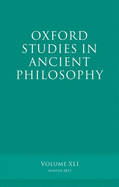 Oxford Studies in Ancient Philosophy, Volume 41