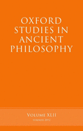 Oxford Studies in Ancient Philosophy, Volume 42