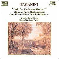 Paganini: Music for Violin and Guitar II - Scott St. John (viola); Scott St. John (violin); Simon Wynberg (guitar)