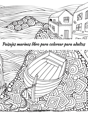 Paisajes marinos libro para colorear para adultos - Snels, Nick