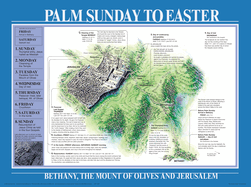 Palm Sunday to Easter Laminated Chart