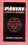 Panini: A Survey of Research - Cardona, George R.