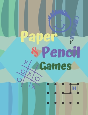 Paper & Pencil Games: Paper & Pencil Games: 2 Player Activity Book, Blue - Tic-Tac-Toe, Dots and Boxes - Noughts And Crosses (X and O) -- Fun Activities for Family Time - Books, Carrigleagh