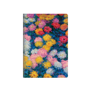 Paperblanks Monet's Chrysanthemums Monet's Chrysanthemums Cahiers A5 Dot Grid No Closure 80 Pg 100 GSM