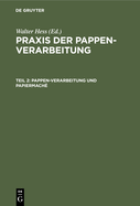 Pappen-Verarbeitung Und Papiermach