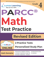 Parcc Test Prep: 4th Grade Math Practice Workbook and Full-Length Online Assessments: Parcc Study Guide