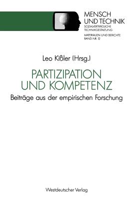 Partizipation Und Kompetenz: Beitr?ge Aus Der Empirischen Forschung - Ki?ler, Leo (Editor)