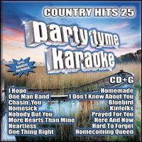 Party Tyme Karaoke: Country Hits 25 - Various Artists