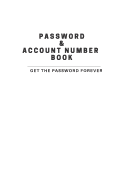 Password & Account Number Book and Little Telephone/Adress Book (White Version&#65289;