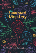 Password Directory: Your Personal Organizer Logbook and Password Keeper: Remember Your Passwords Always! Complete with Website Directory & Notebook, 6 X 9