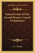 Pastoral Letter Of The Second Plenary Council Of Baltimore