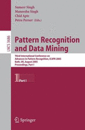Pattern Recognition and Data Mining: Third International Conference on Advances in Pattern Recognition, Icar 2005, Bath, UK, August 22-25, 2005, Part I