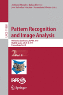 Pattern Recognition and Image Analysis: 9th Iberian Conference, Ibpria 2019, Madrid, Spain, July 1-4, 2019, Proceedings, Part I