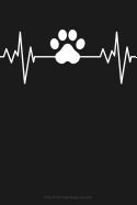 Paw Print Heartbeat Journal: Lined Journal Notebook for Dog Lovers, Cat Owners, Veterinarians, Vet Students, Animal Rescue