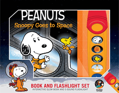 Peanuts: Snoopy Goes to Space Book and 5-Sound Flashlight Set: Book and Flashlight Set