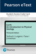 Pearson Etext Earth: An Introduction to Physical Geology -- Access Card