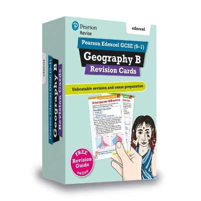 Pearson REVISE Edexcel GCSE Geography B Revision Cards (with free online Revision Guide) - 2023 and 2024 exams - Bircher, Rob