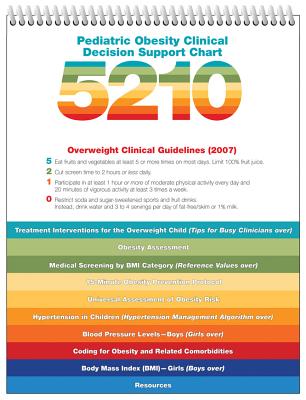 Pediatric Obesity Clinical Decision Support Chart 5210 - Hassink, Sandra G, MD, MS, Faap (Editor)