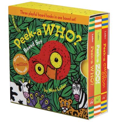 Peek-A Who? Boxed Set: (Children's Animal Books, Board Books for Kids) - Laden, Nina